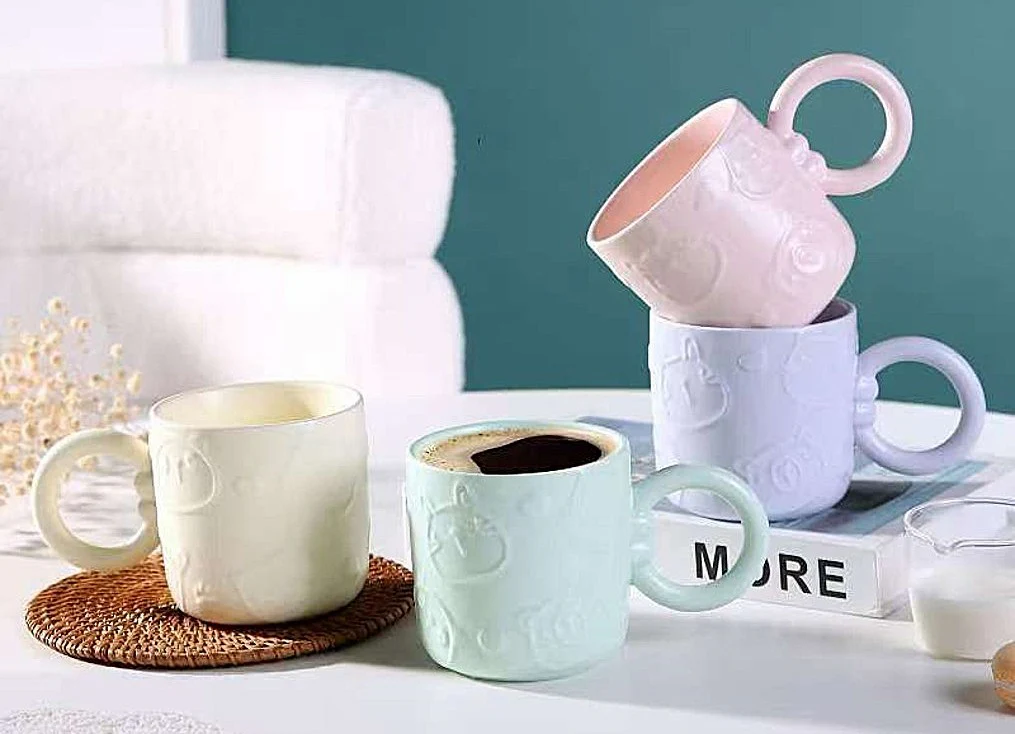 CERAMIC MUG CAT W LID XIA121