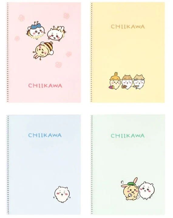 CHIIKAWA B5 SPIRAL NOTEBOOK 24'S