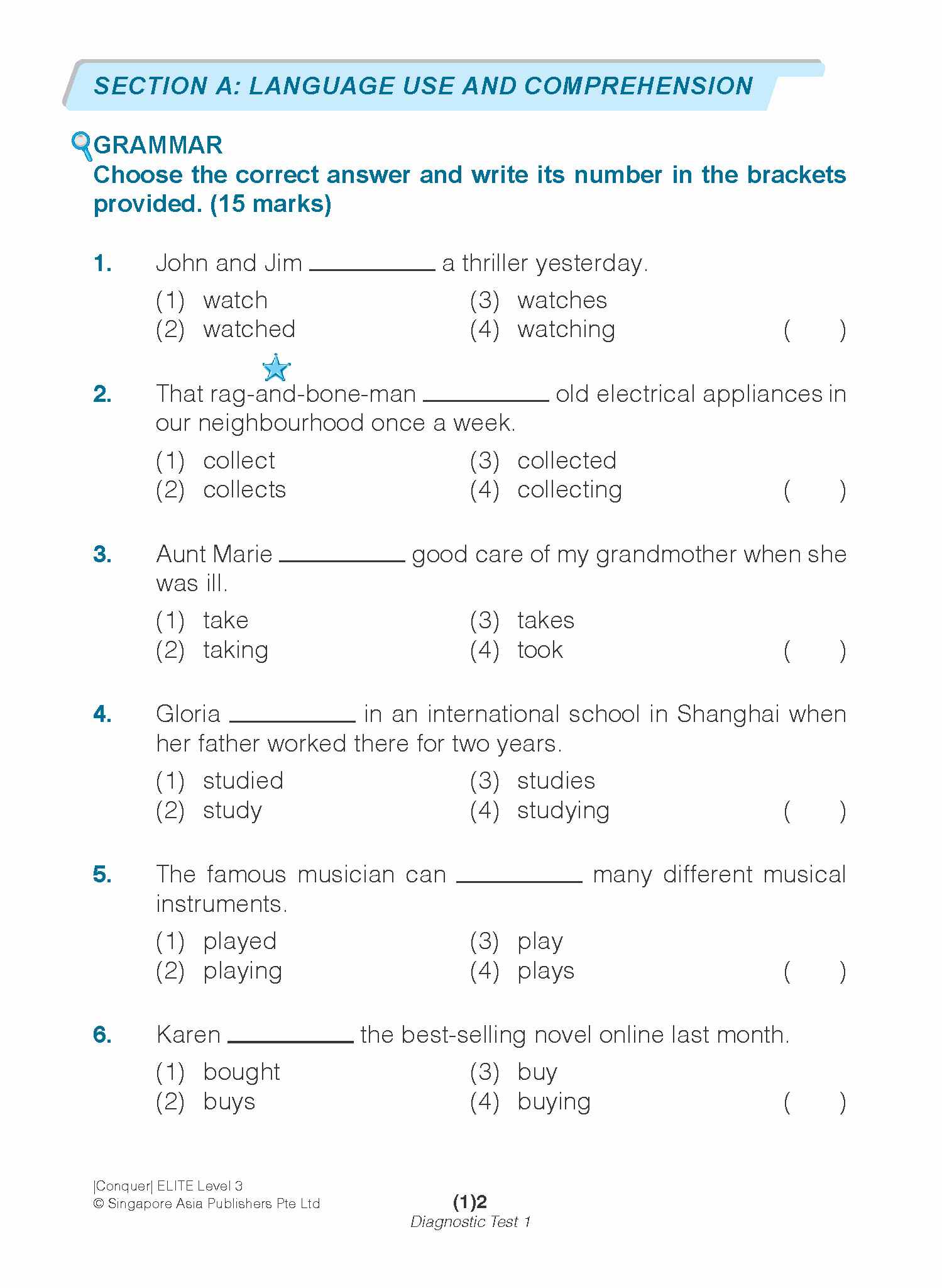 Conquer ELITE (English Language In-depth Tests and Evaluation) PRIMARY LEVEL 3 - Image 5