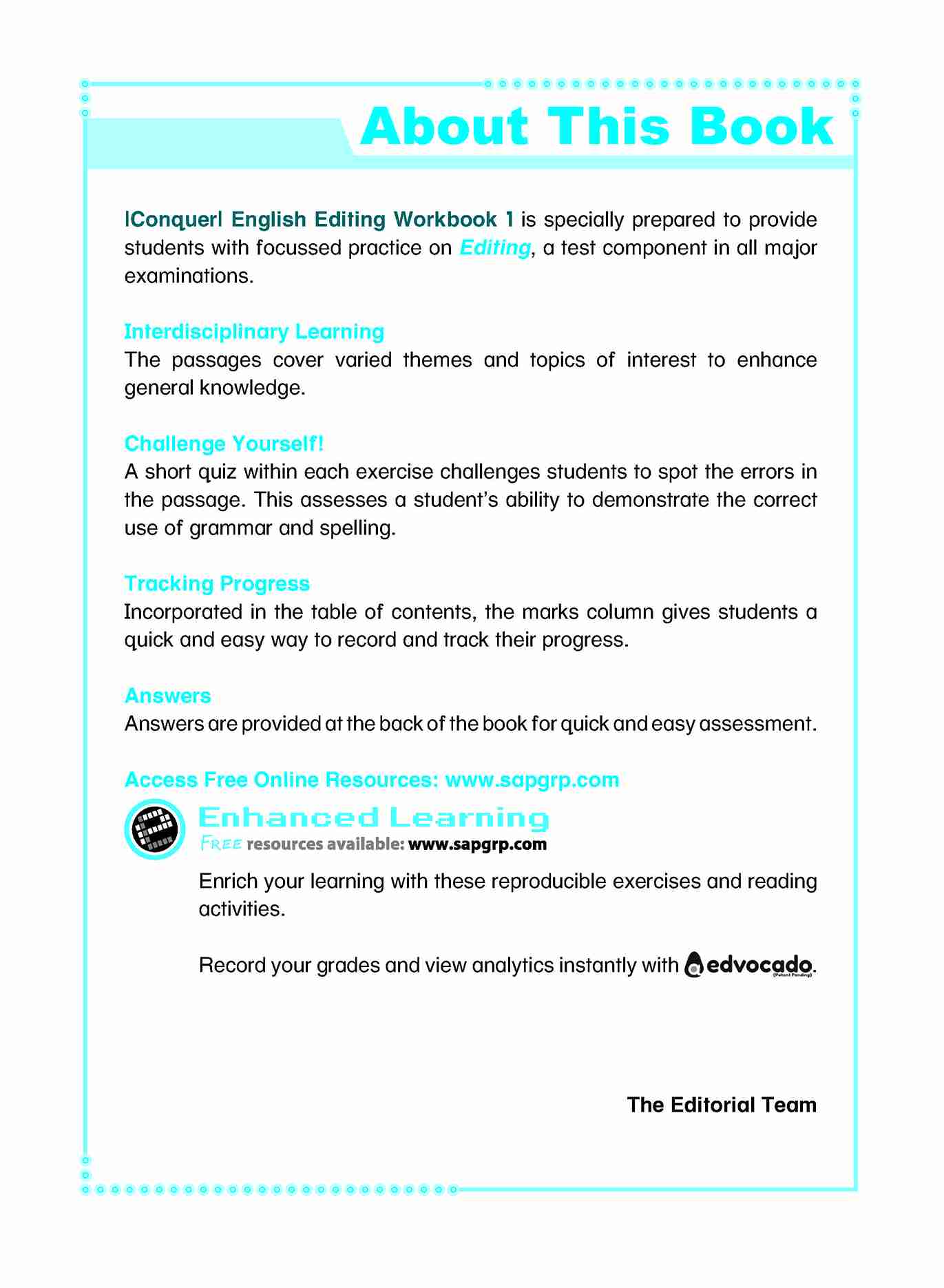 Conquer English Editing Workbook 1 - Image 2