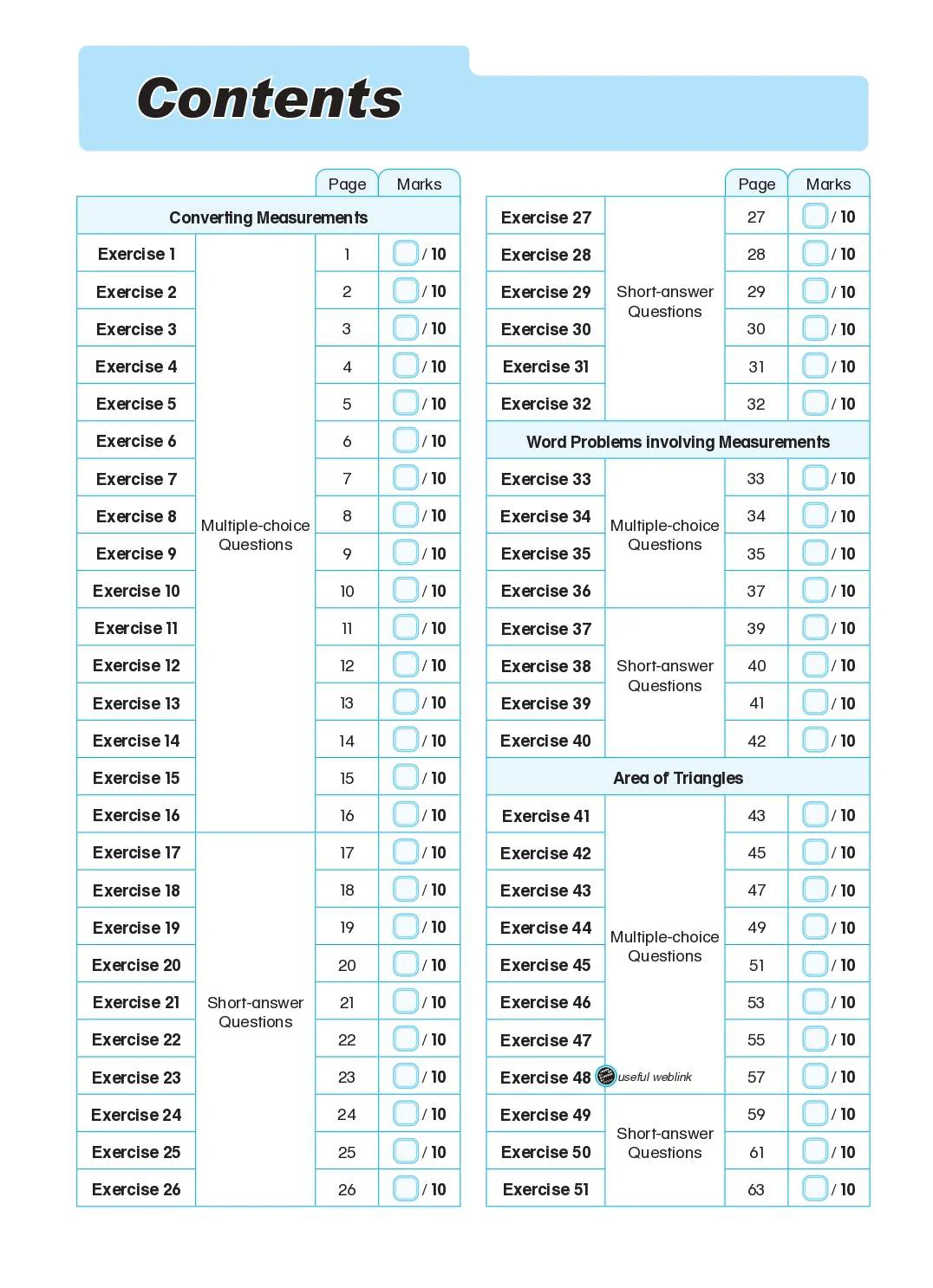 Conquer Mathematics Measurements . Area . Volume Workbook 5 - Image 4