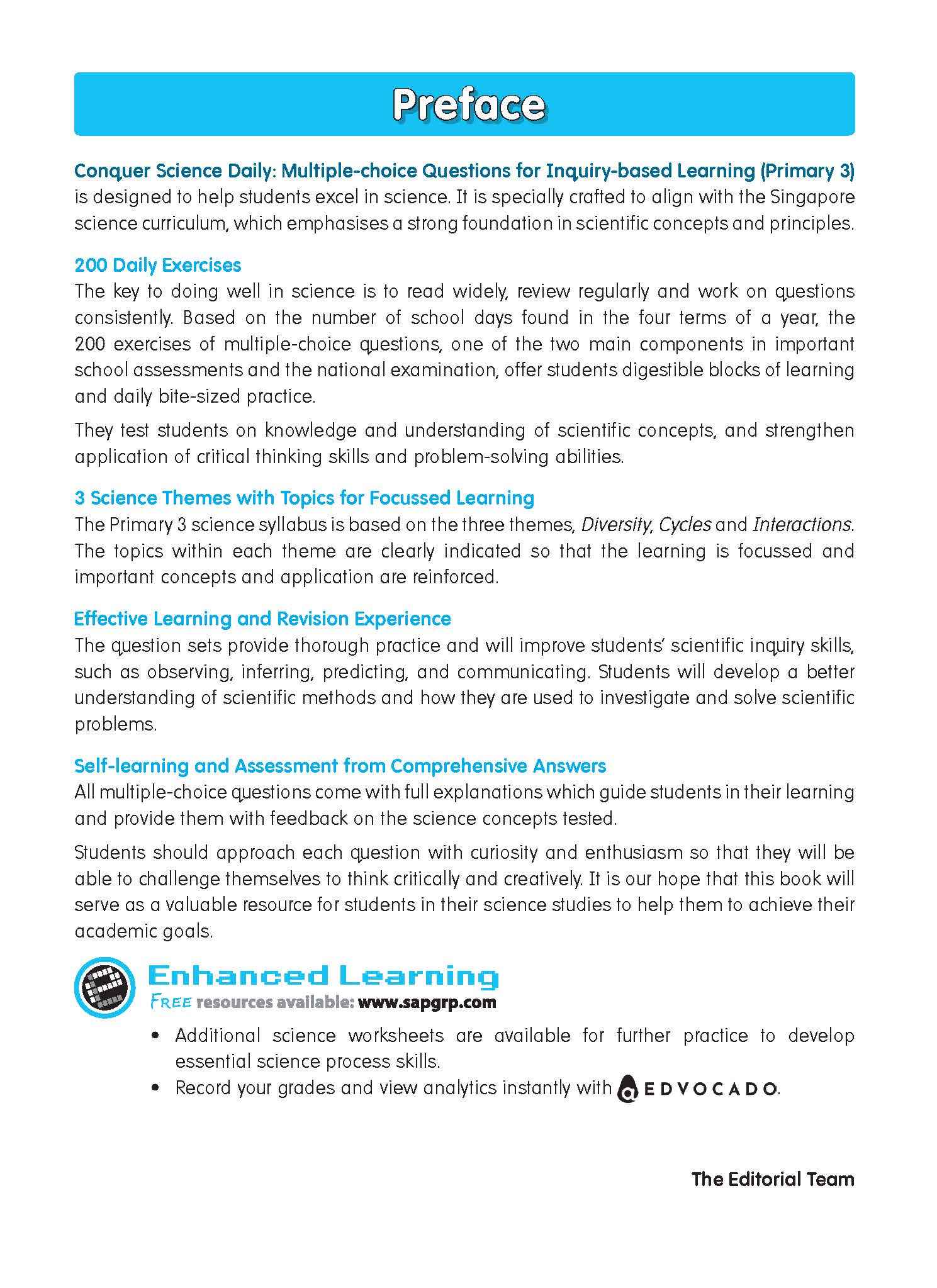 Conquer Science Daily Multiple-choice Questions for Inquiry-based Learning Primary 3 - Image 2