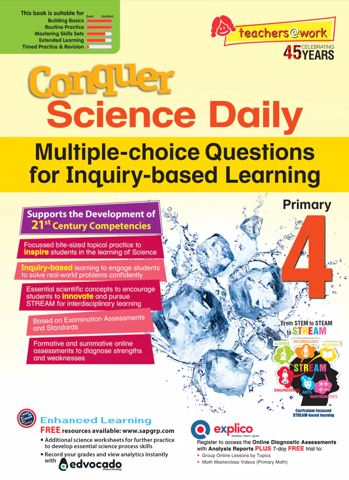 Conquer Science Daily Multiple-choice Questions for Inquiry-based Learning Primary 4