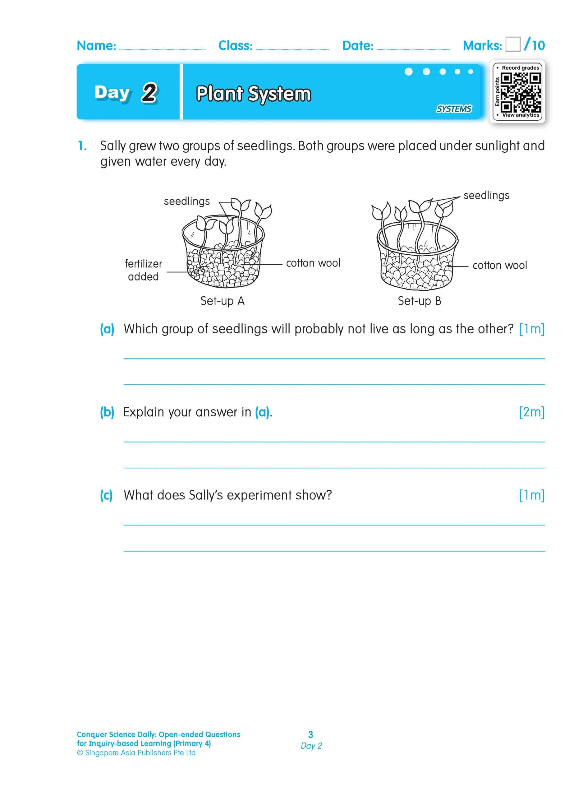 Conquer Science Daily Open-ended Questions for Inquiry-based Learning Primary 4 - Image 5