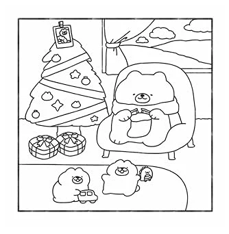 Cosy Cheer: Colouring - Image 2