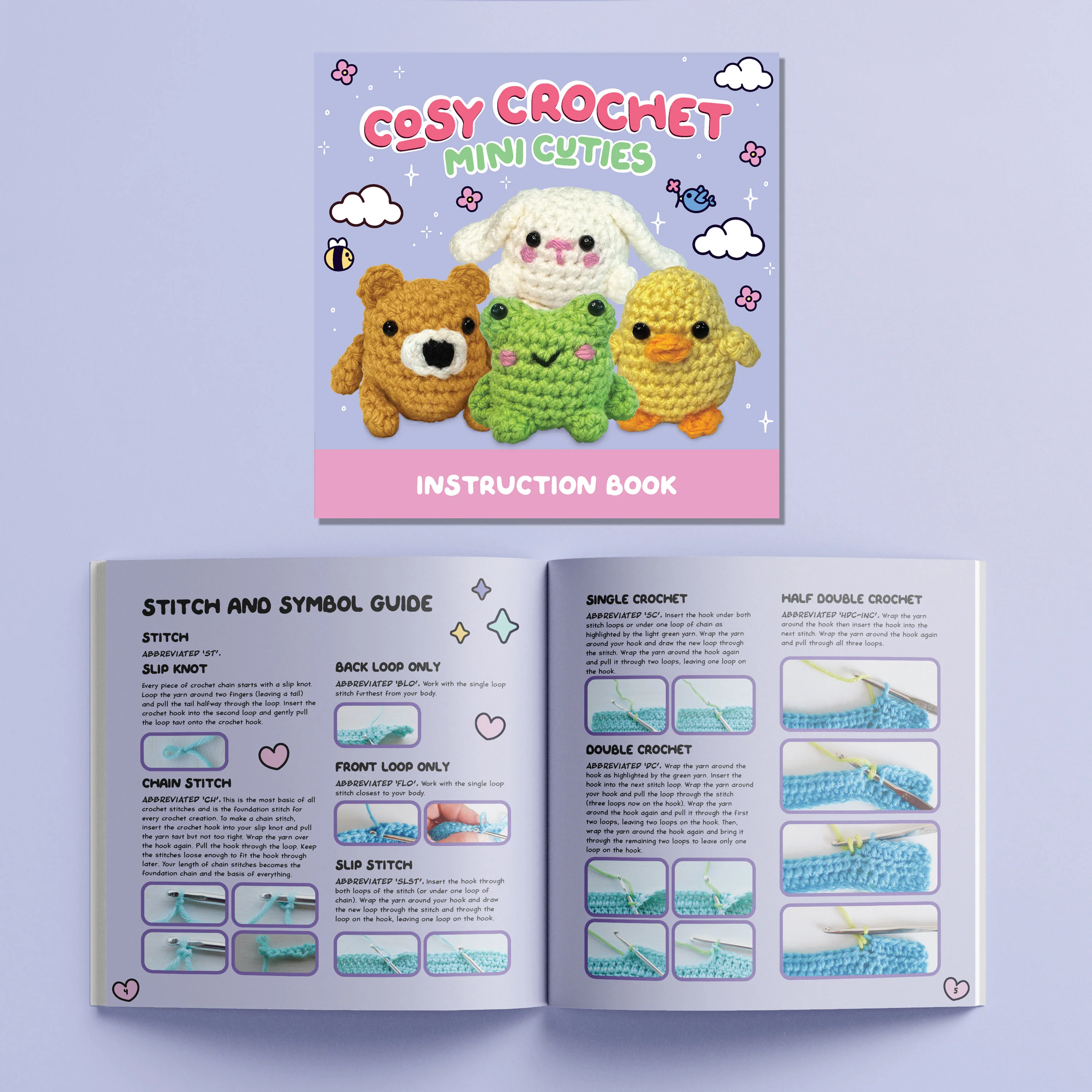 Cosy Crochet Mini Cuties Kit - Image 3