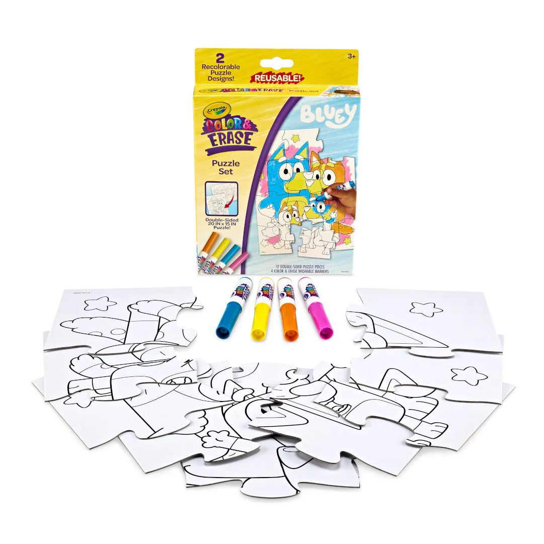 Crayola Col&erase Puzzle Set Bluey 811552 - Image 3