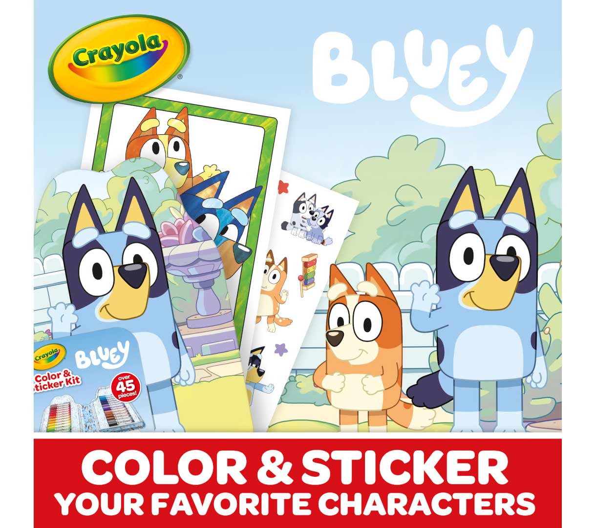 Crayola Color&sticker Kit Bluey 041235 - Image 3