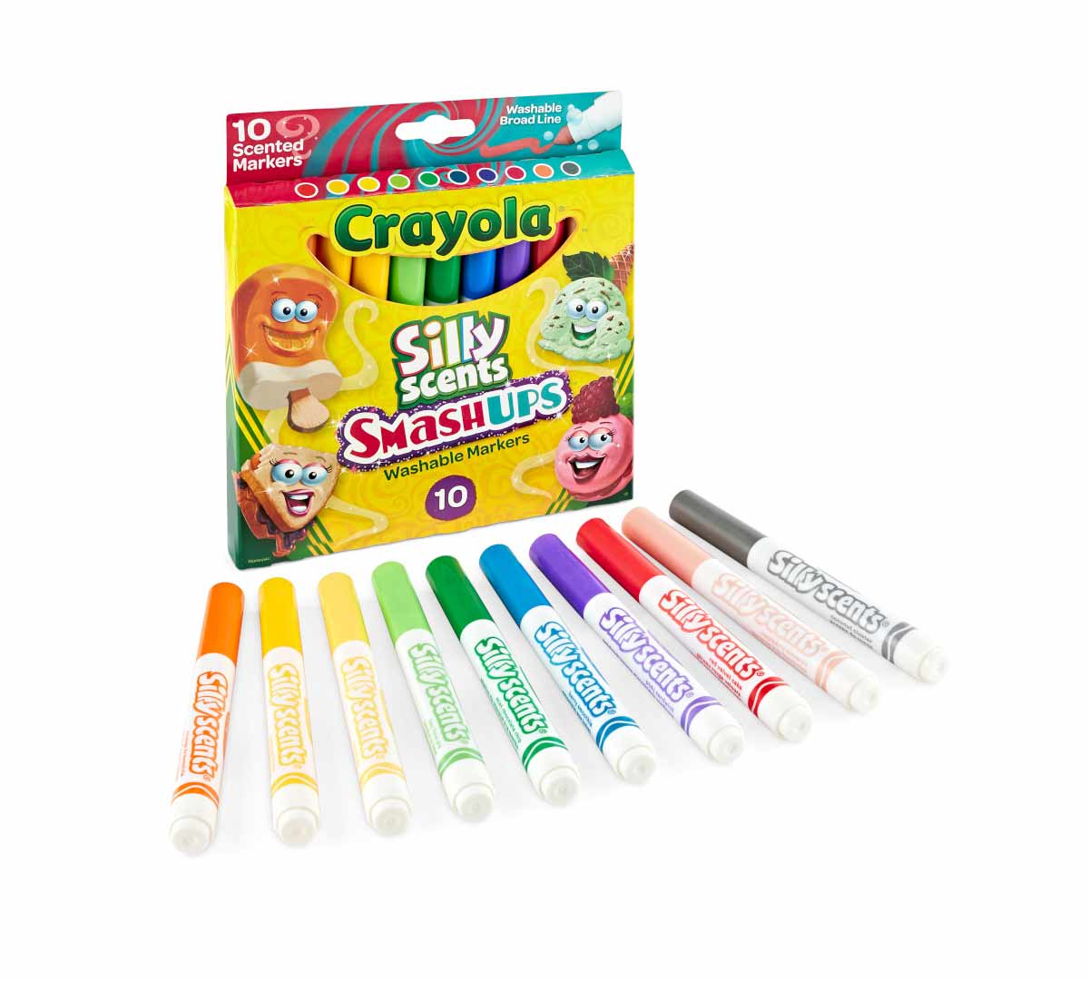 Crayola Wash Marker S/scents Bl 10col 588274 - Image 3