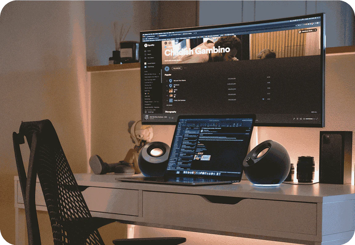 Creative Pebble Pro RGB Bluetooth Speaker - Image 5