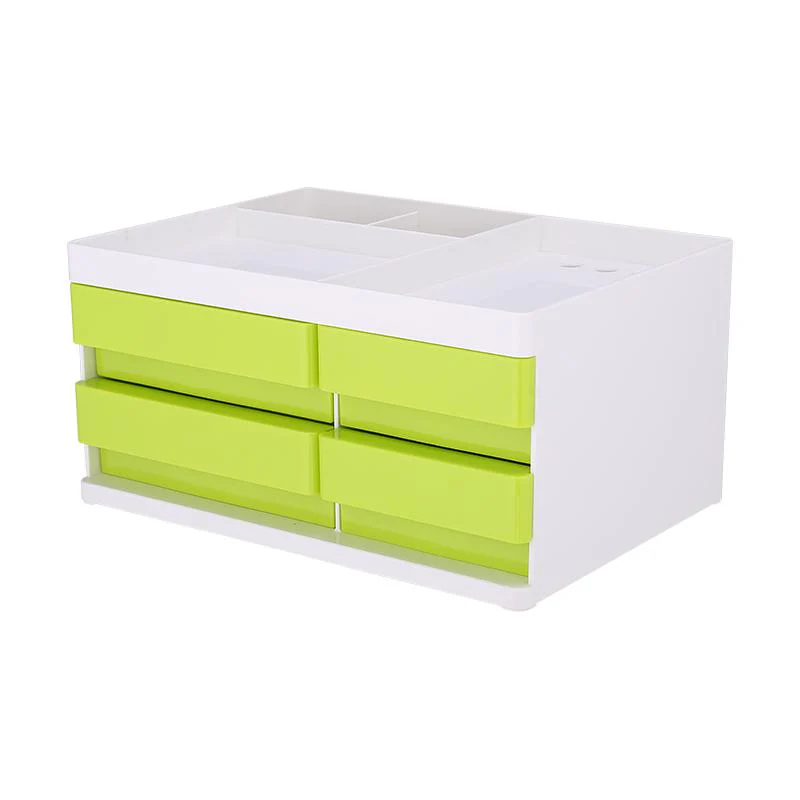 DELI DESK ORGANIZER 4 DRAWERS W/ 3 COMPARTMENTS