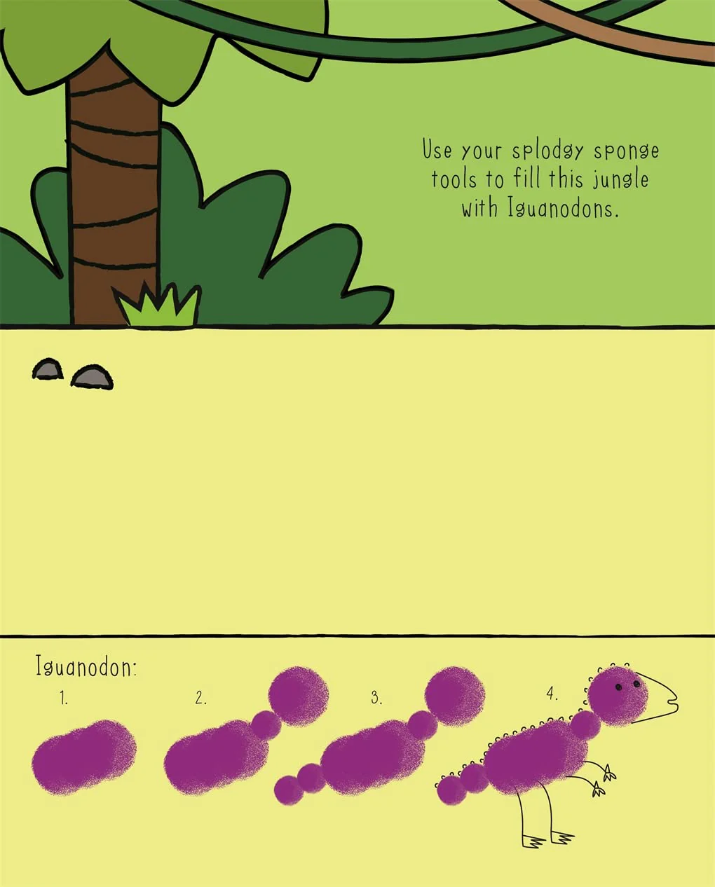 Dinosaur Sponge Art (My First Sponge Art Set) (Paperback) - Image 2