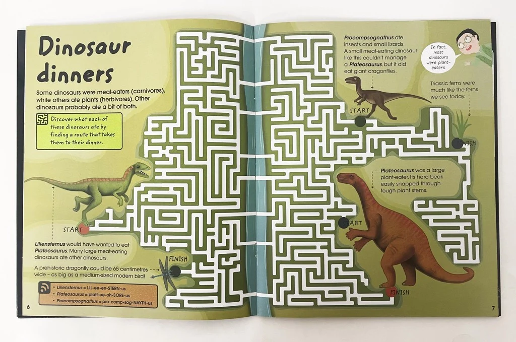 Dinosaurs Factivity Magnetic Folder & Book (With Dino Magnets & Play Board For Kids) – Novelty Book - Image 3