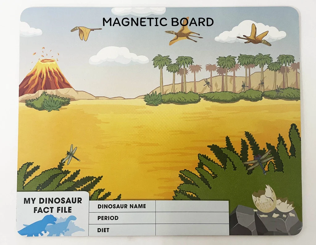 Dinosaurs Factivity Magnetic Folder & Book (With Dino Magnets & Play Board For Kids) – Novelty Book - Image 5