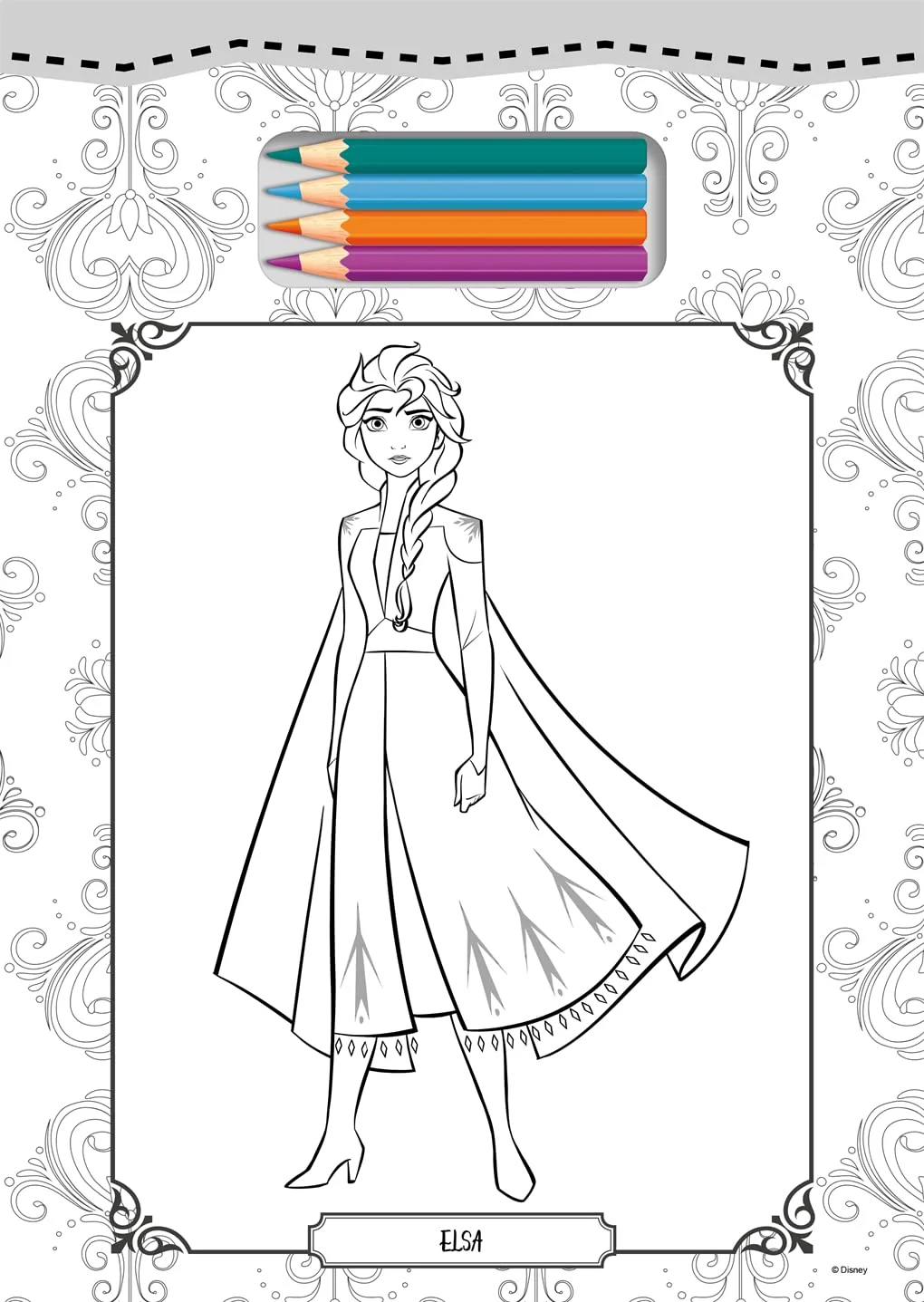 Disney Frozen: Tear Off Colouring (Paperback) - Image 2