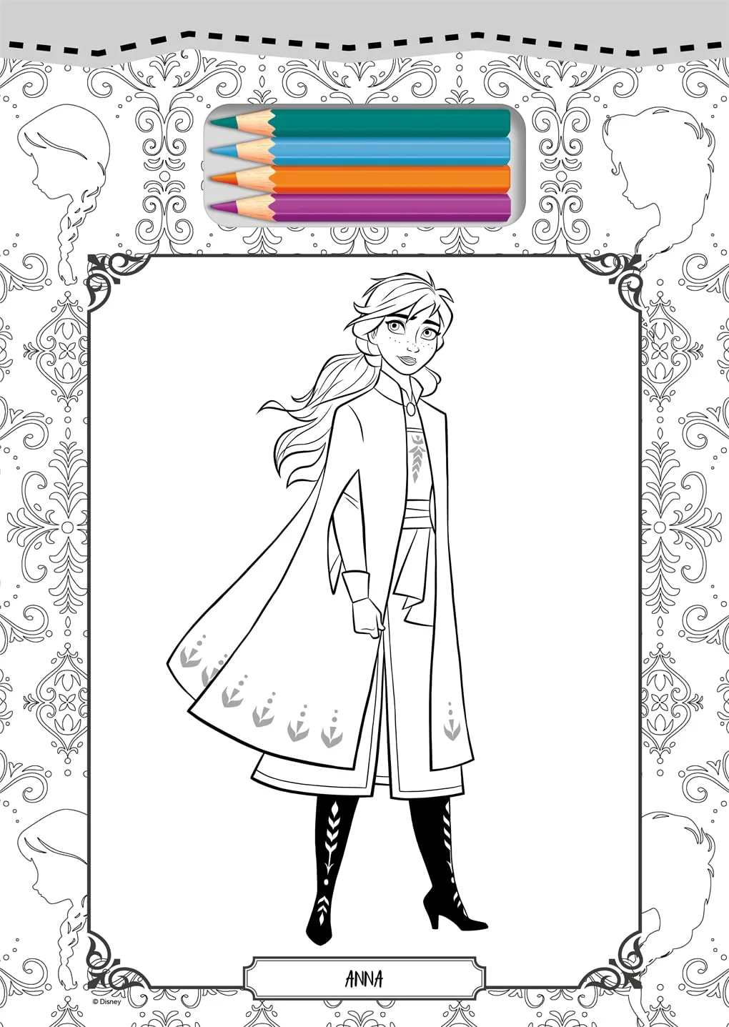 Disney Frozen: Tear Off Colouring (Paperback) - Image 4