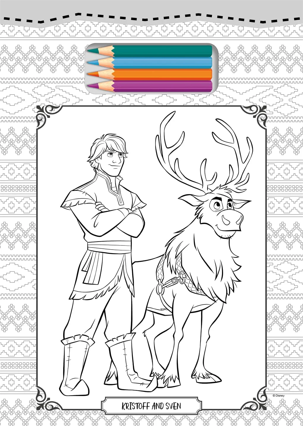 Disney Frozen: Tear Off Colouring (Paperback) - Image 5