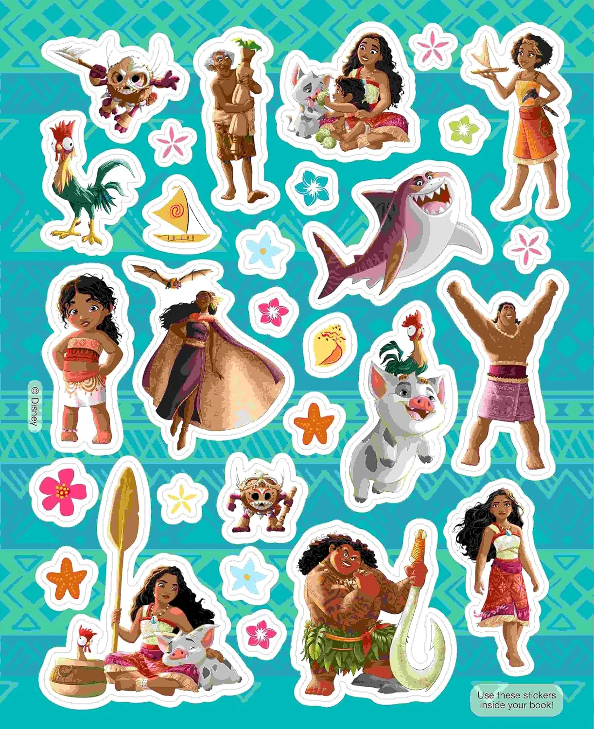Disney Moana 3D Stickers & Activity - Image 2