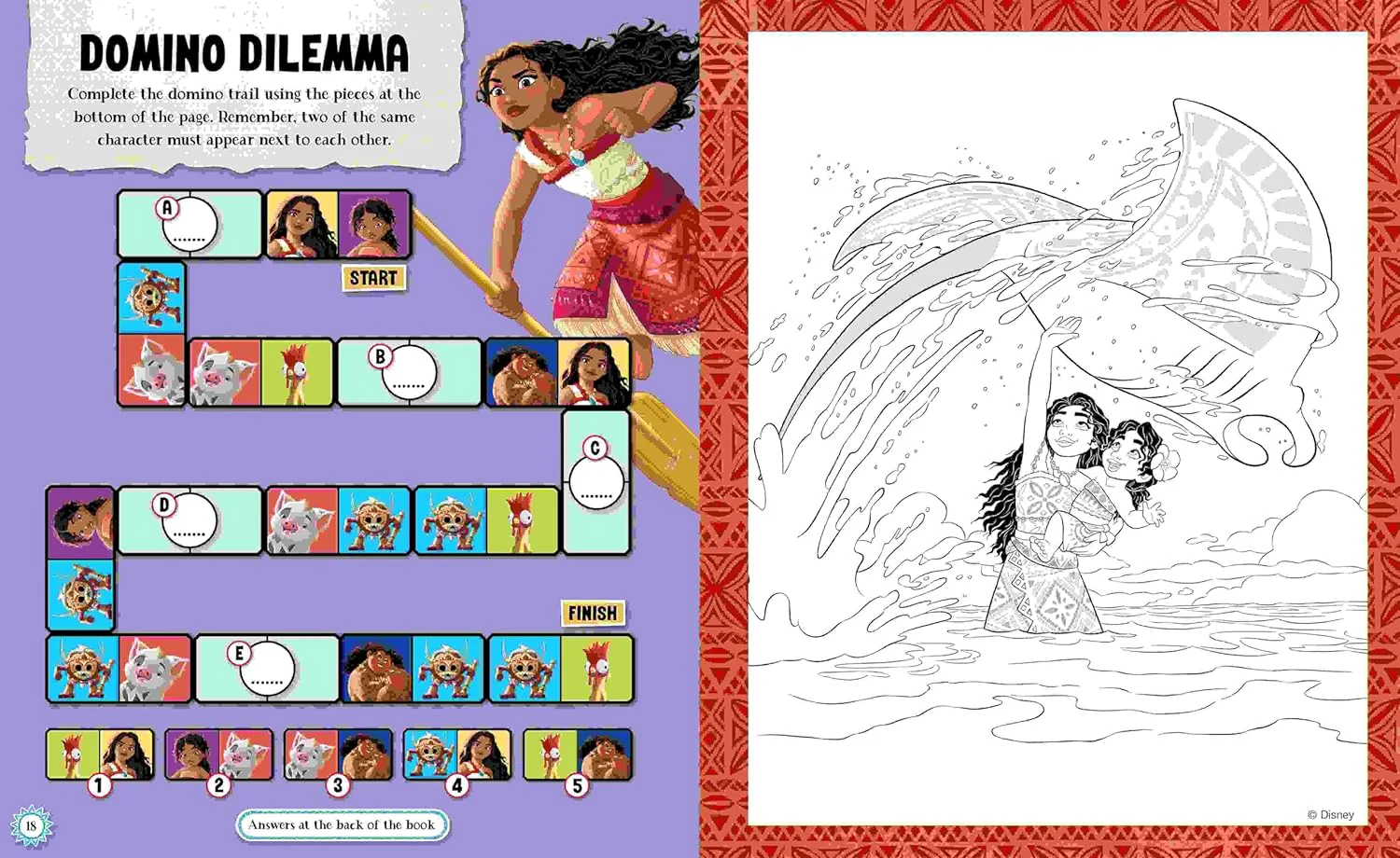 Disney Moana 3D Stickers & Activity - Image 4