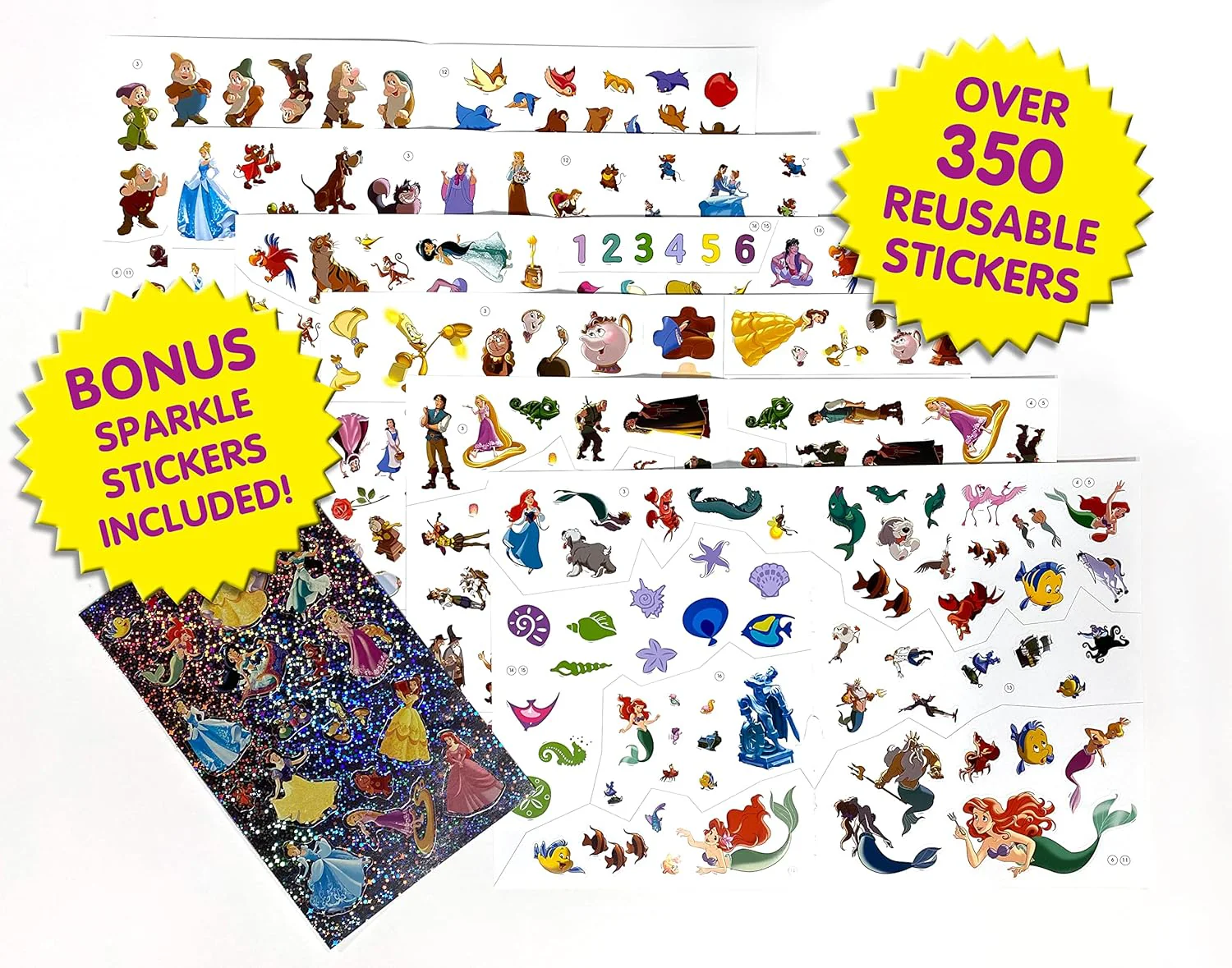 Disney Princess #2 Sticker Book Treasury (Paperback) - Image 5