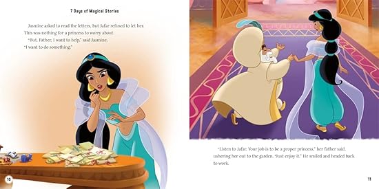 Disney Princess: 7 Days of Magical Stories (Collection of Illustrated Tales) Hardcover - Image 4