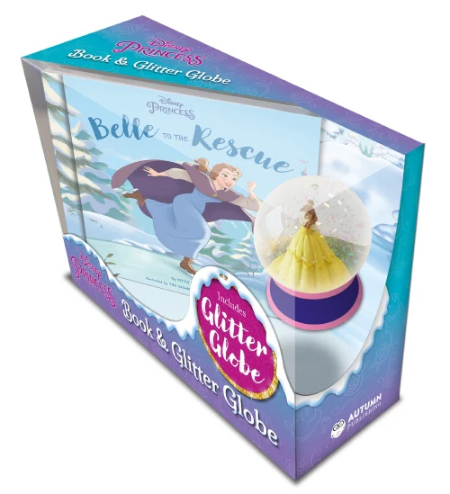 Disney Princess Belle Book & Snowglobe