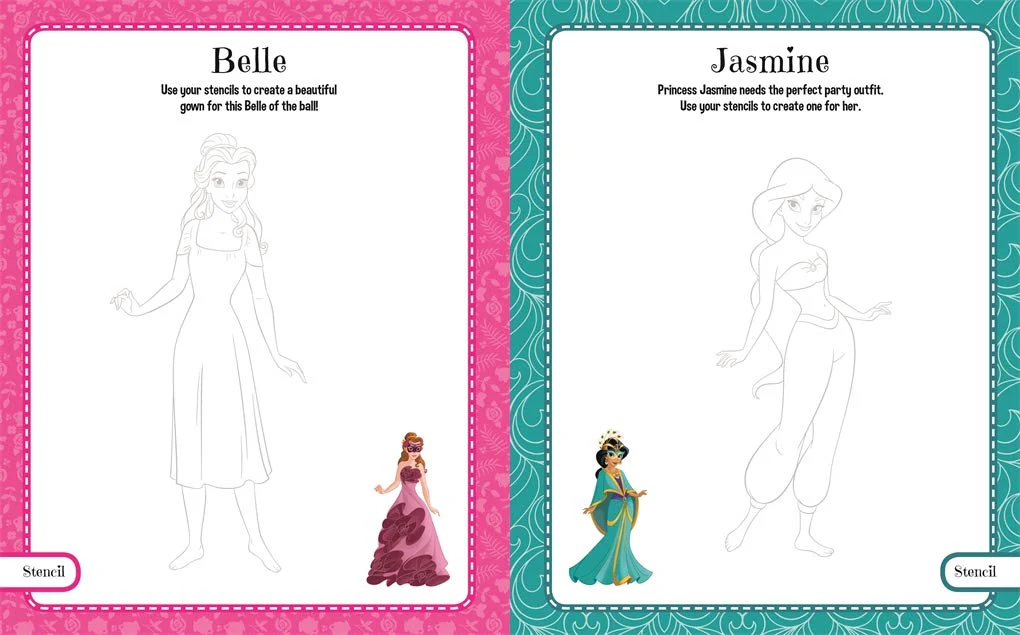 Disney Princess Design and Create Sketchpad (Paperback) - Image 3