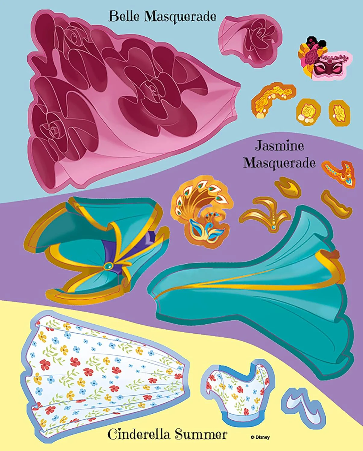 Disney Princess Design and Create Sketchpad (Paperback) - Image 5