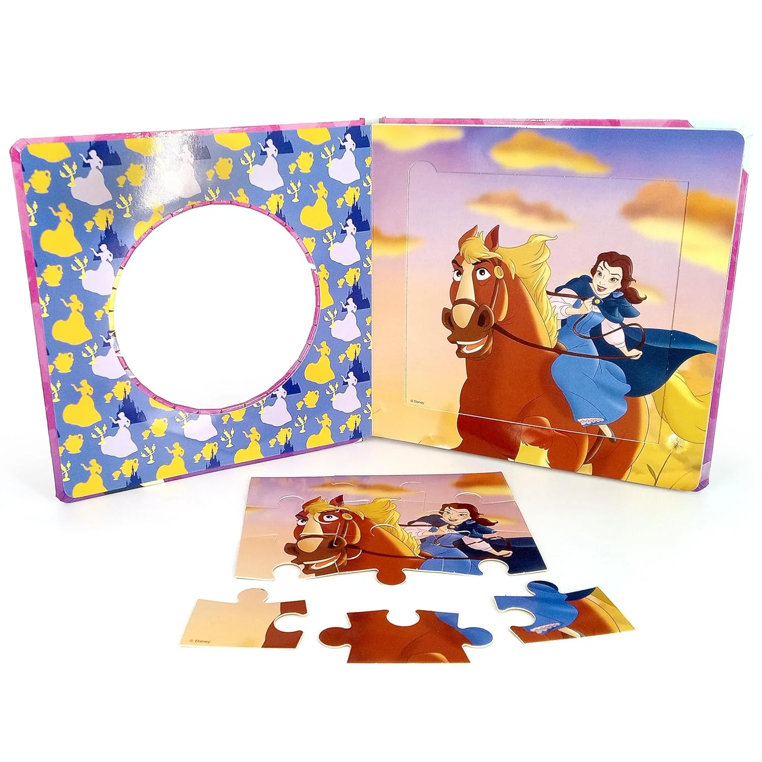 Disney Princess My First Puzzle Book (10-Page Board Book, 5 Puzzles) – Picture Book - Image 4