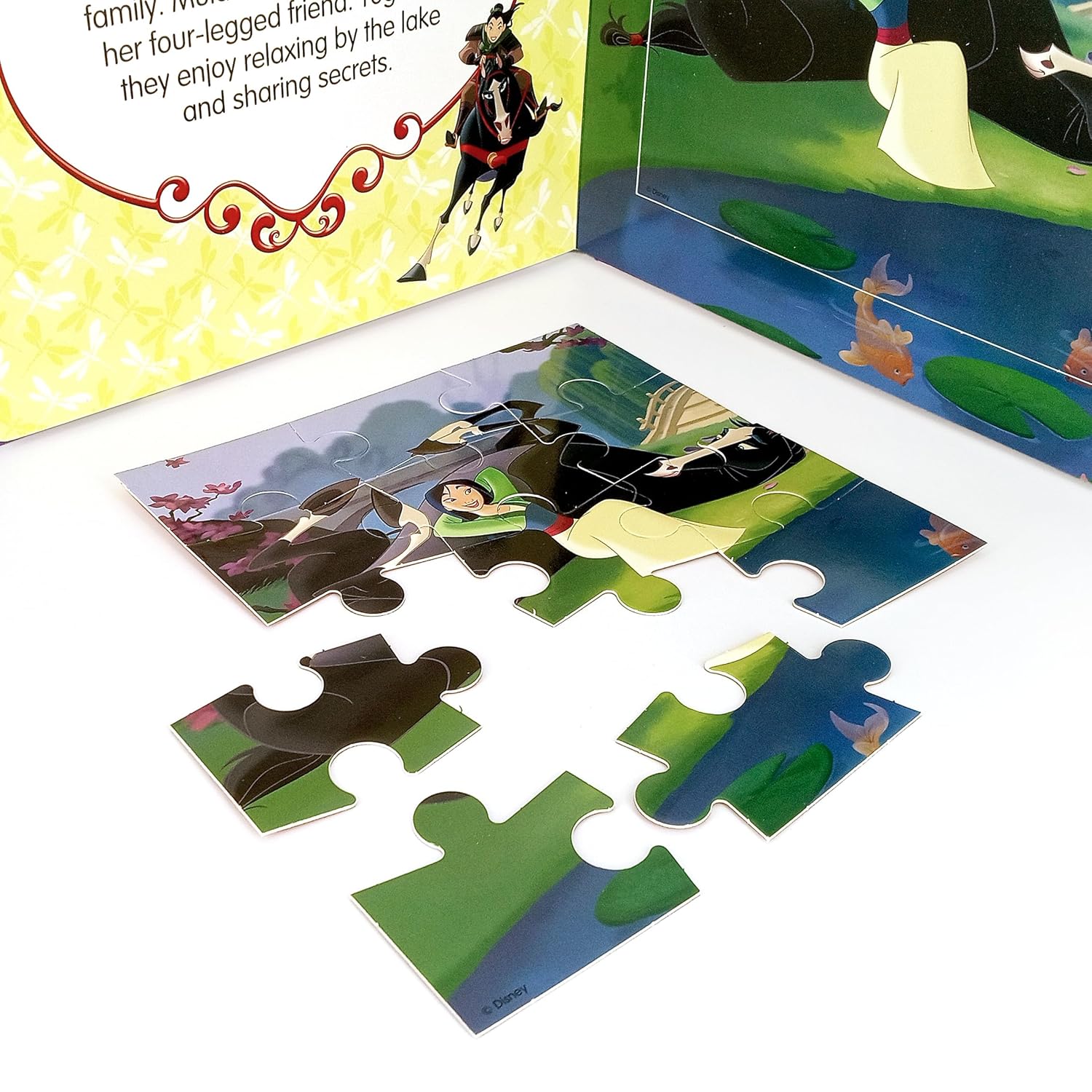 Disney Princess My First Puzzle Book (10-Page Board Book, 5 Puzzles) – Picture Book - Image 5