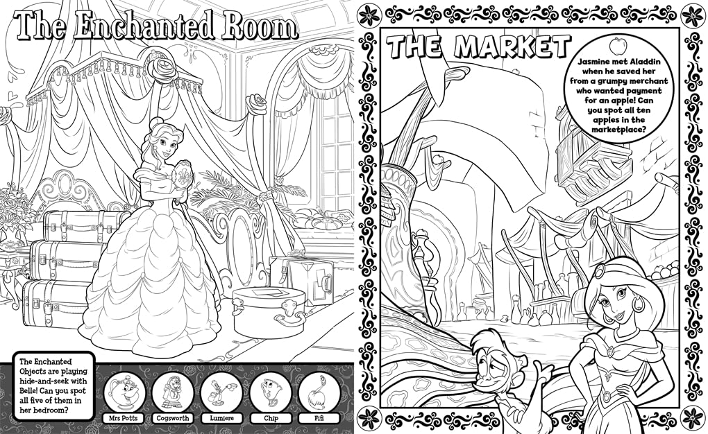 Disney Princess: Search & Find Colouring (Paperback) - Image 5