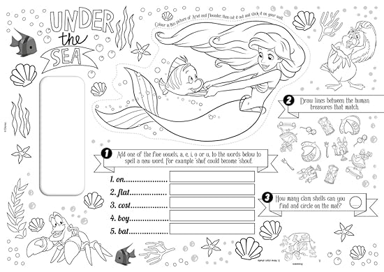 Disney Princess Tear Off Act Placemats - Image 2
