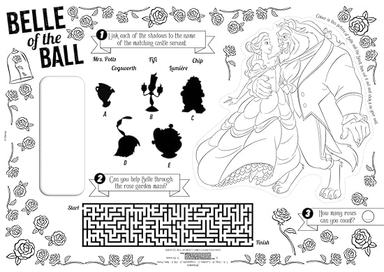 Disney Princess Tear Off Act Placemats - Image 4