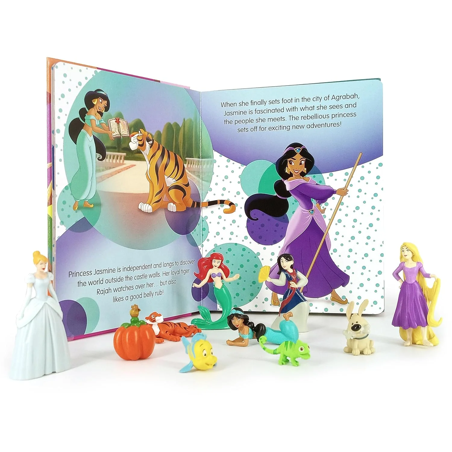 Disney Princess: With Storybook, 10 Figurines And A Playmat (My Busy Books) – Board Book - Image 4