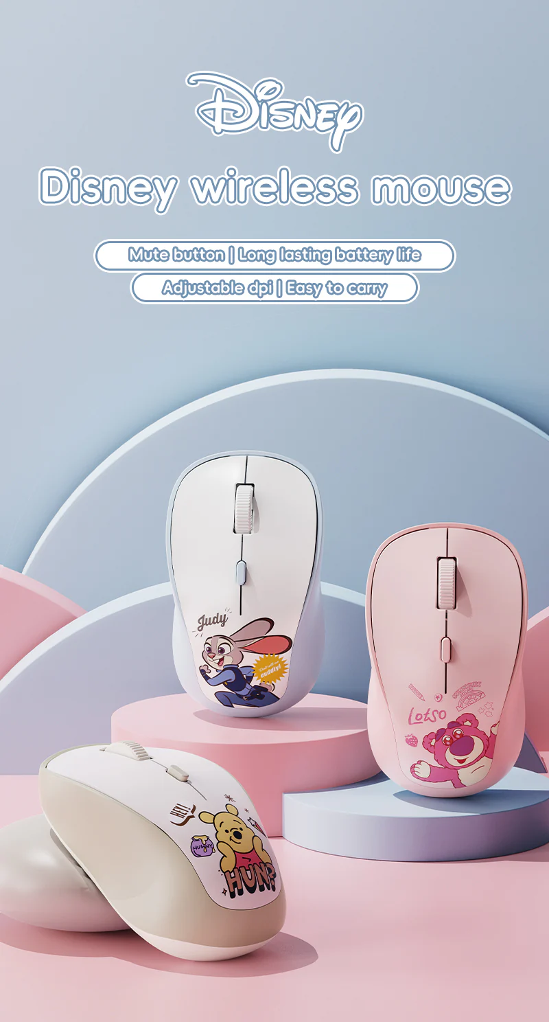 Disney Qs-ms07 Wireless Mouse Winnie - Image 2