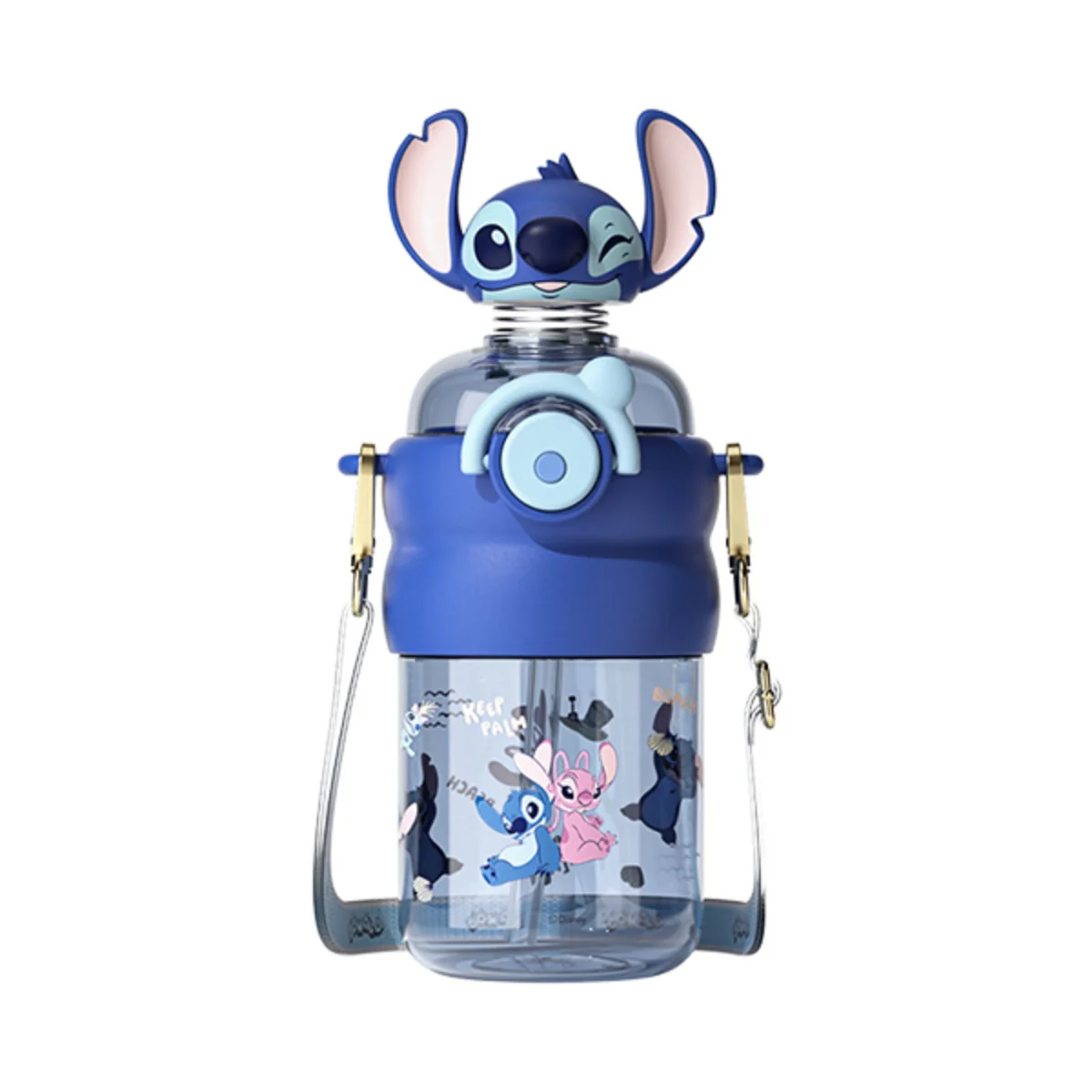 Disney Stitch 600ml Water Bottle