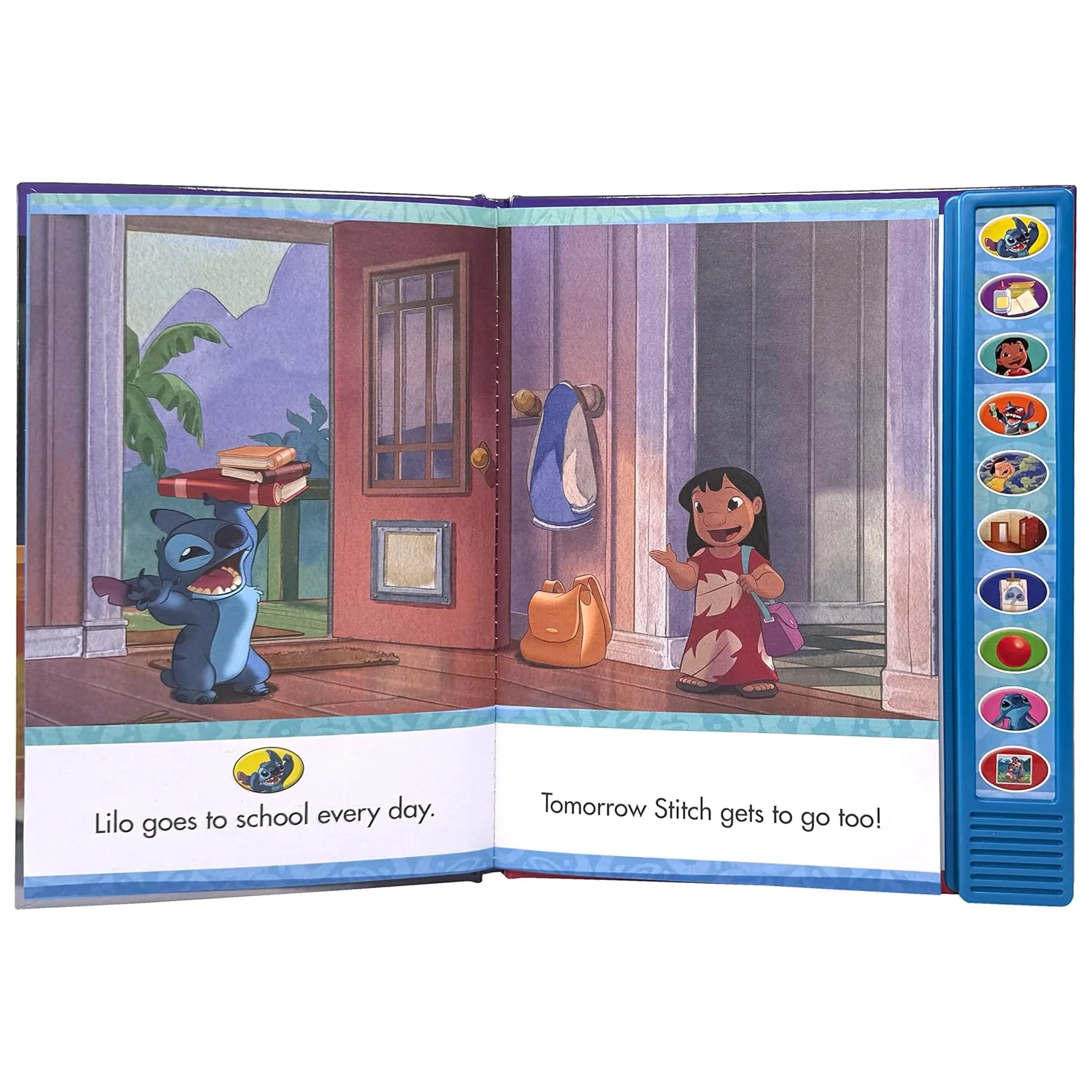 Disney Stitch - I'm Ready to Read Stitch on the Loose! Sound Book - PI Kids (Hardcover – Sound Book) - Image 3