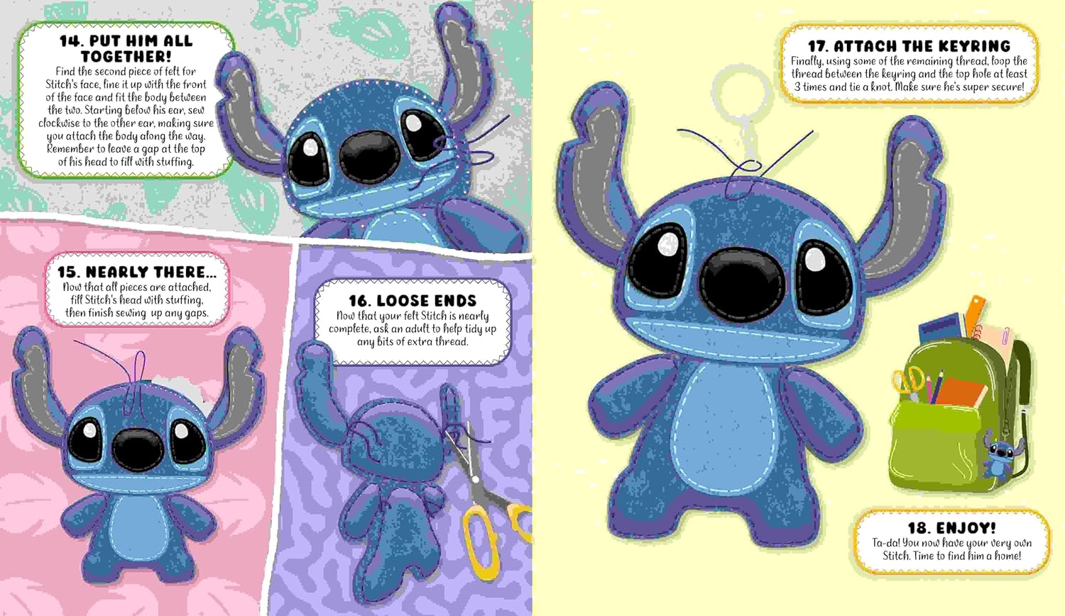 Disney Stitch: Sewing Kit (Paperback) - Image 4
