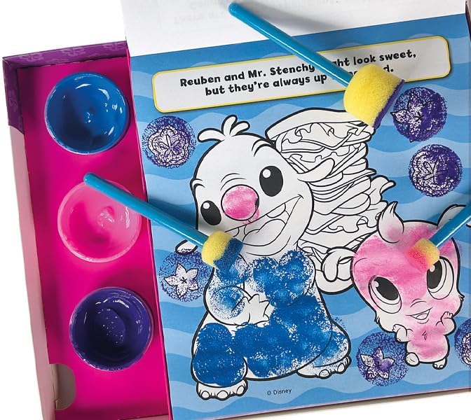 Disney Stitch: Sponge Art Book & Paint Set - Image 3