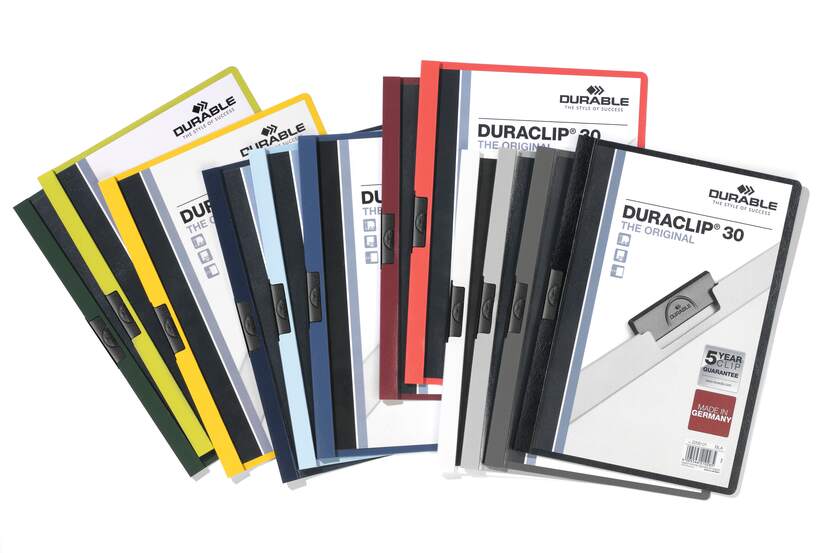 Duraclip Folder 2200 White, 30 A4 sheets - Image 10