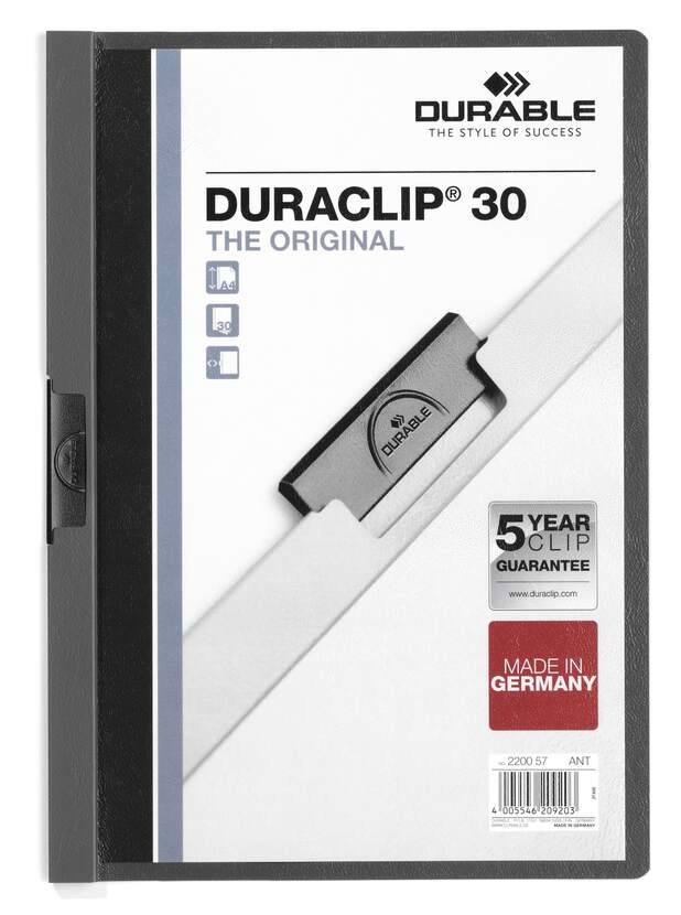 Duraclip Folder 2200 White, 30 A4 sheets - Image 15
