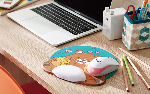 Elecom Bear Mouse Pad with Wrist Rest - Image 4