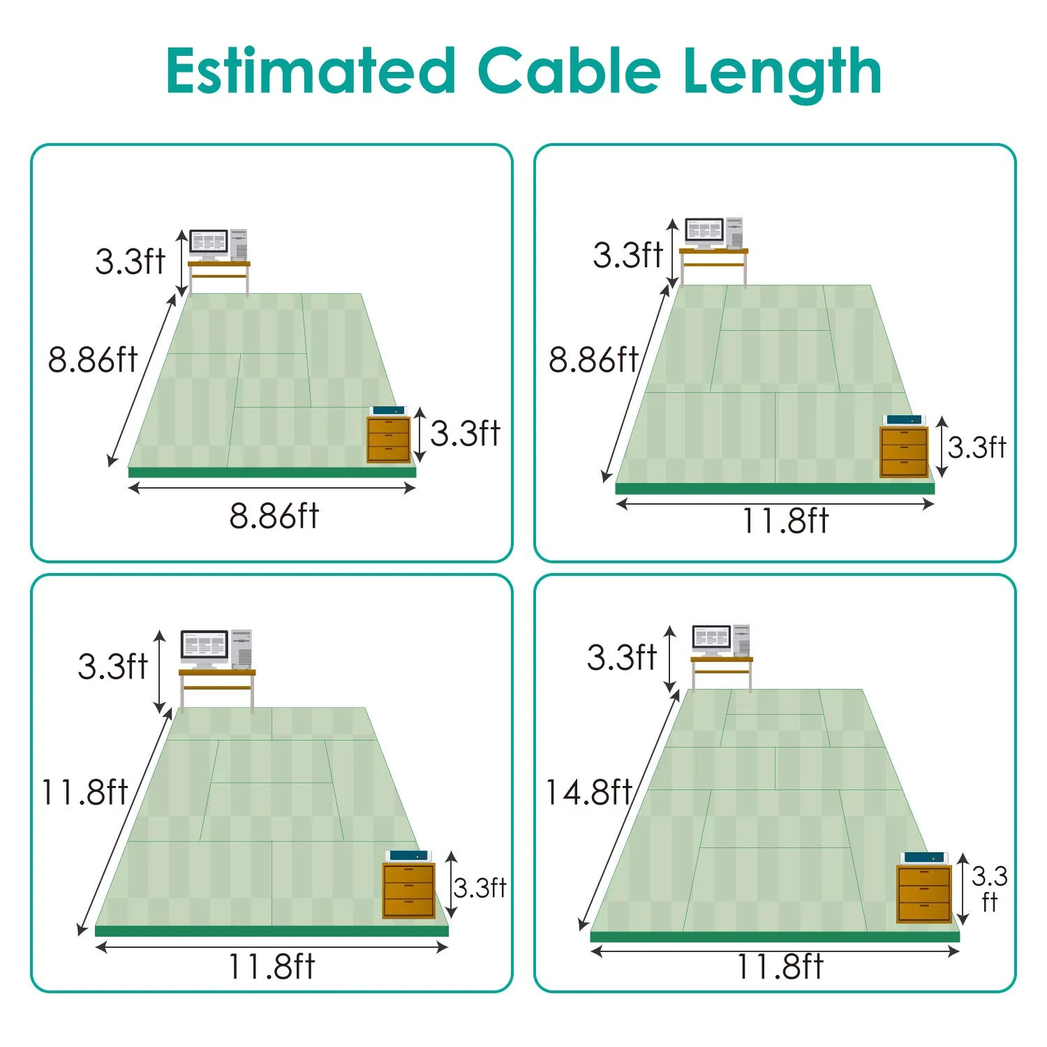 Elecom CAT 7 LAN Cable (1m/2m/3m/5m) - Image 4