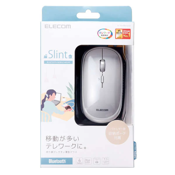Elecom Slint Bluetooth 4.2 Mouse with Pouch - Image 10