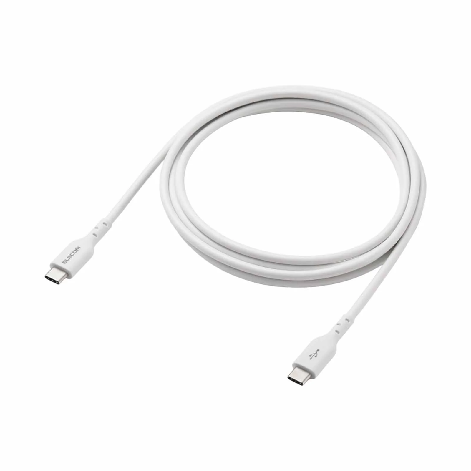 Elecom USB-C to USB-C 240W PD Cable (White) - Image 5