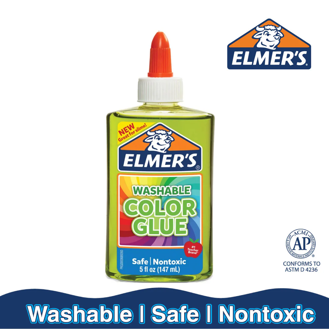 ELMER'S TRANSPARENT COLOUR GLUE 5oz - Image 4