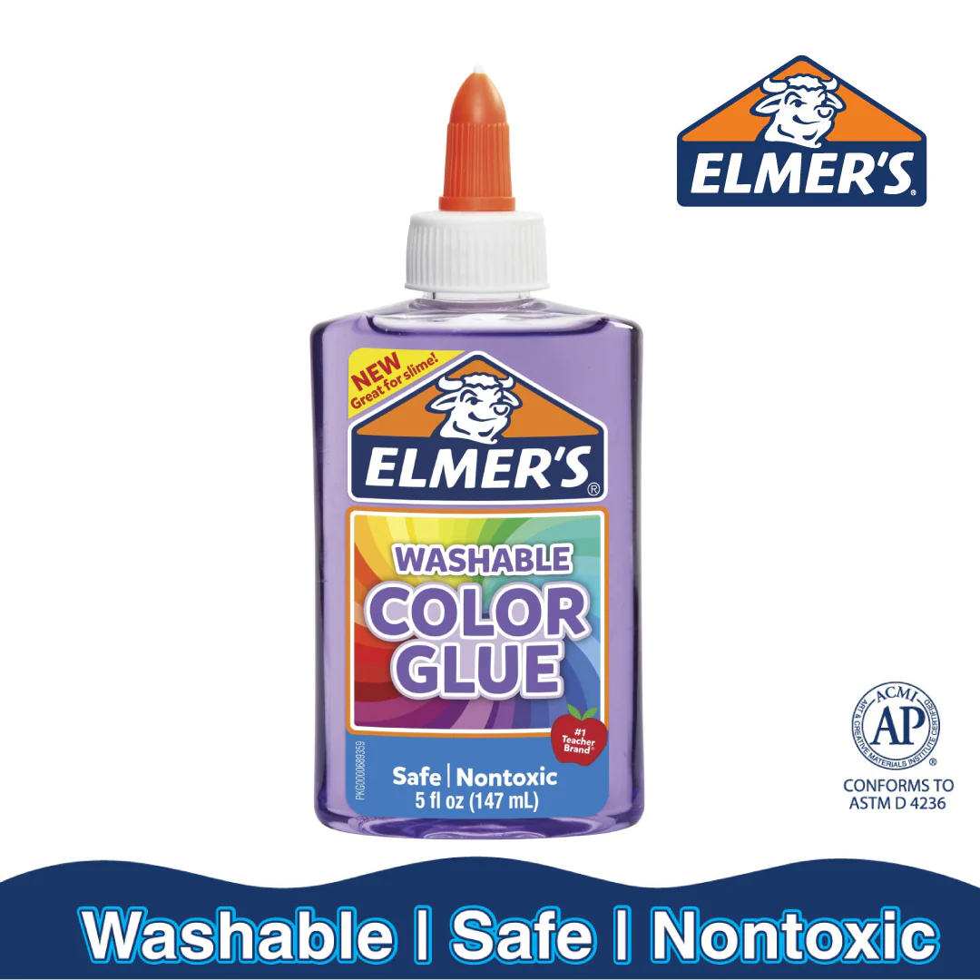 ELMER'S TRANSPARENT COLOUR GLUE 5oz - Image 6