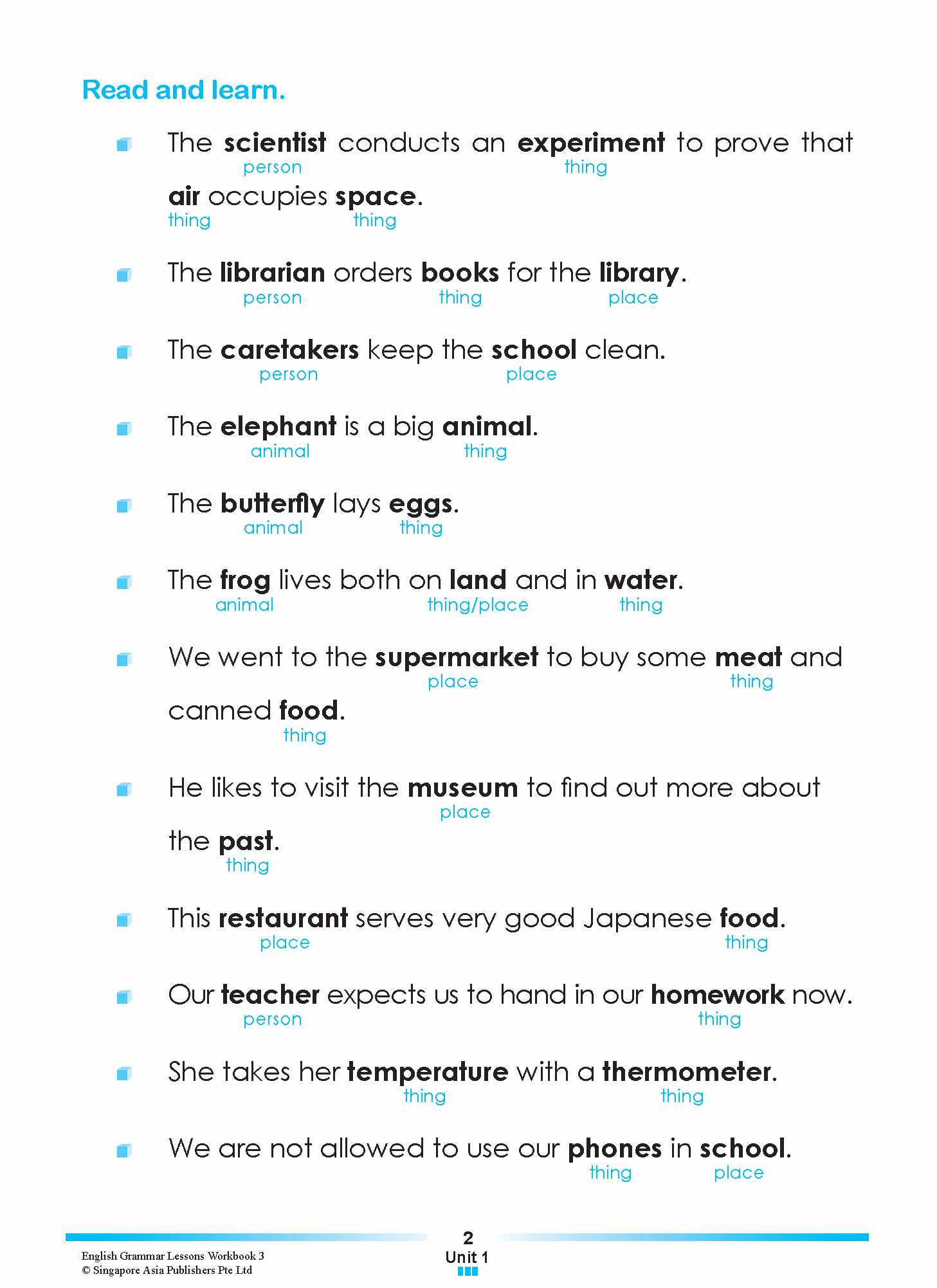 ENGLISH GRAMMAR LESSONS Workbook 3 - Image 5
