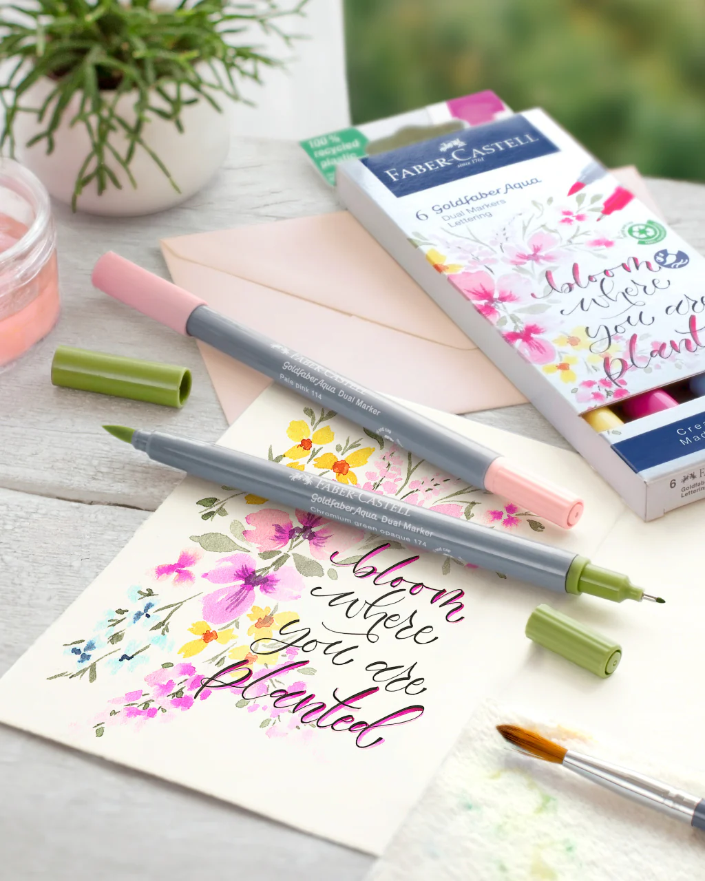 Faber-Castell Goldfaber Aqua Dual Marker, Wallet of 6 - Image 8