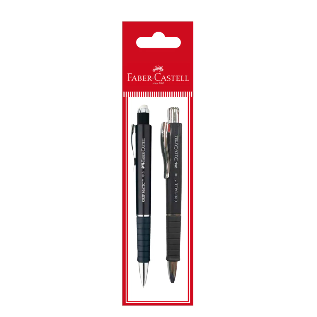 Faber-Castell Grip Pencil + Ball Pen Set, Various Colour - Image 3